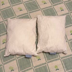 Land of Nod Toddler Pillow Insert down alternative Crate and Kids Crib Pillow